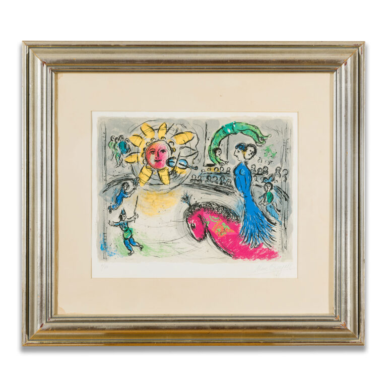 Marc Chagall - Derriere le Miroir, Original Artwork | Rahamim Fine Art Gallery