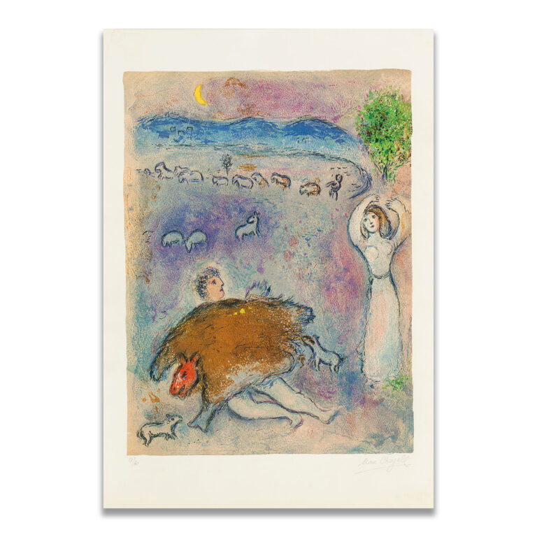 Marc Chagall - La Ruse de Dorconl, Original Artwork | Rahamim Fine Art Gallery