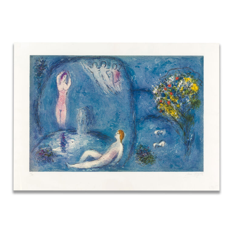 Marc Chagall - La caverne des nymphes, Original Artwork | Rahamim Fine Art Gallery