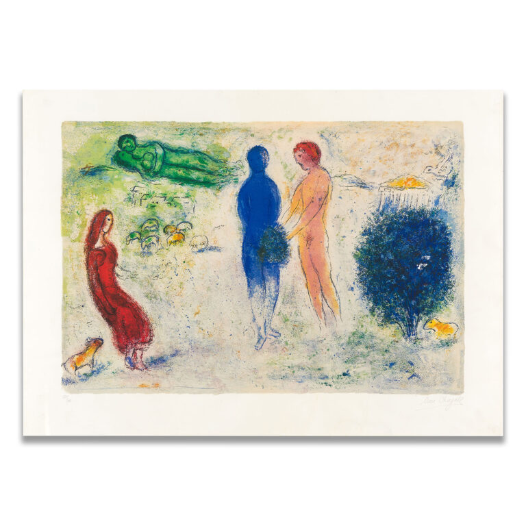 Marc Chagall - Le Jugement de Chloé, Original Artwork | Rahamim Fine Art Gallery