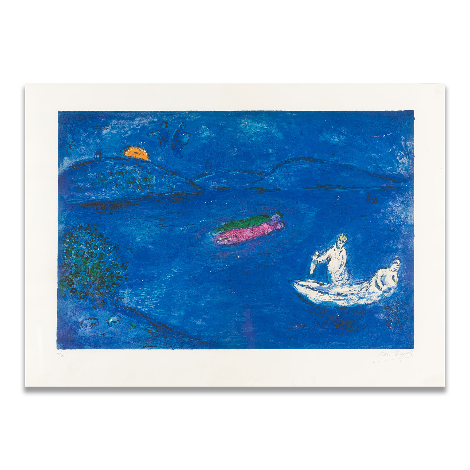 Marc Chagall - L’echo, Original Artwork | Rahamim Fine Art Gallery